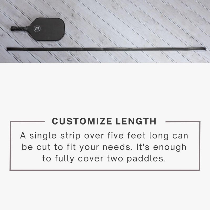 Pickleball Effect Pickleball Paddle Edge Guard Tape | Perfect Fit Pickle Ball Paddle Edge Protection Tape | No Wrinkling | Black | Wide Width - Image 5